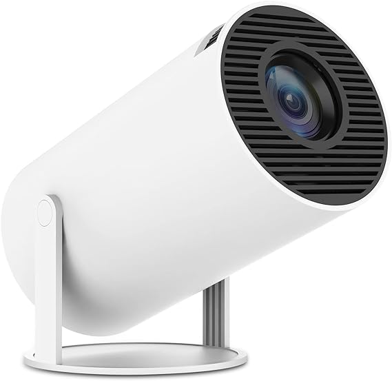 Smart Mini Projector – 200" Screen, 4K Support, WiFi & Bluetooth
