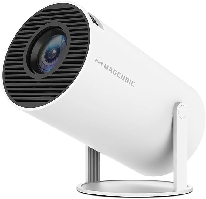 Smart Mini Projector – 200" Screen, 4K Support, WiFi & Bluetooth